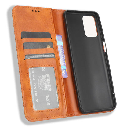 For Motorola Moto G Power 5G Retro Phone Case Stand Wallet PU Leather Anti-drop Phone Cover