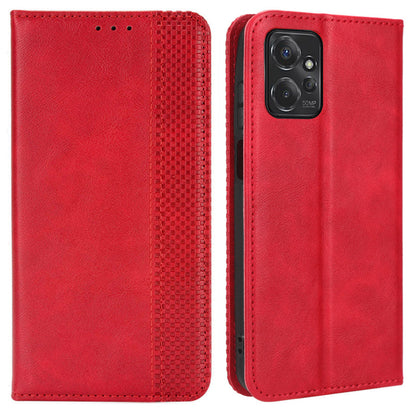 For Motorola Moto G Power 5G Retro Phone Case Stand Wallet PU Leather Anti-drop Phone Cover