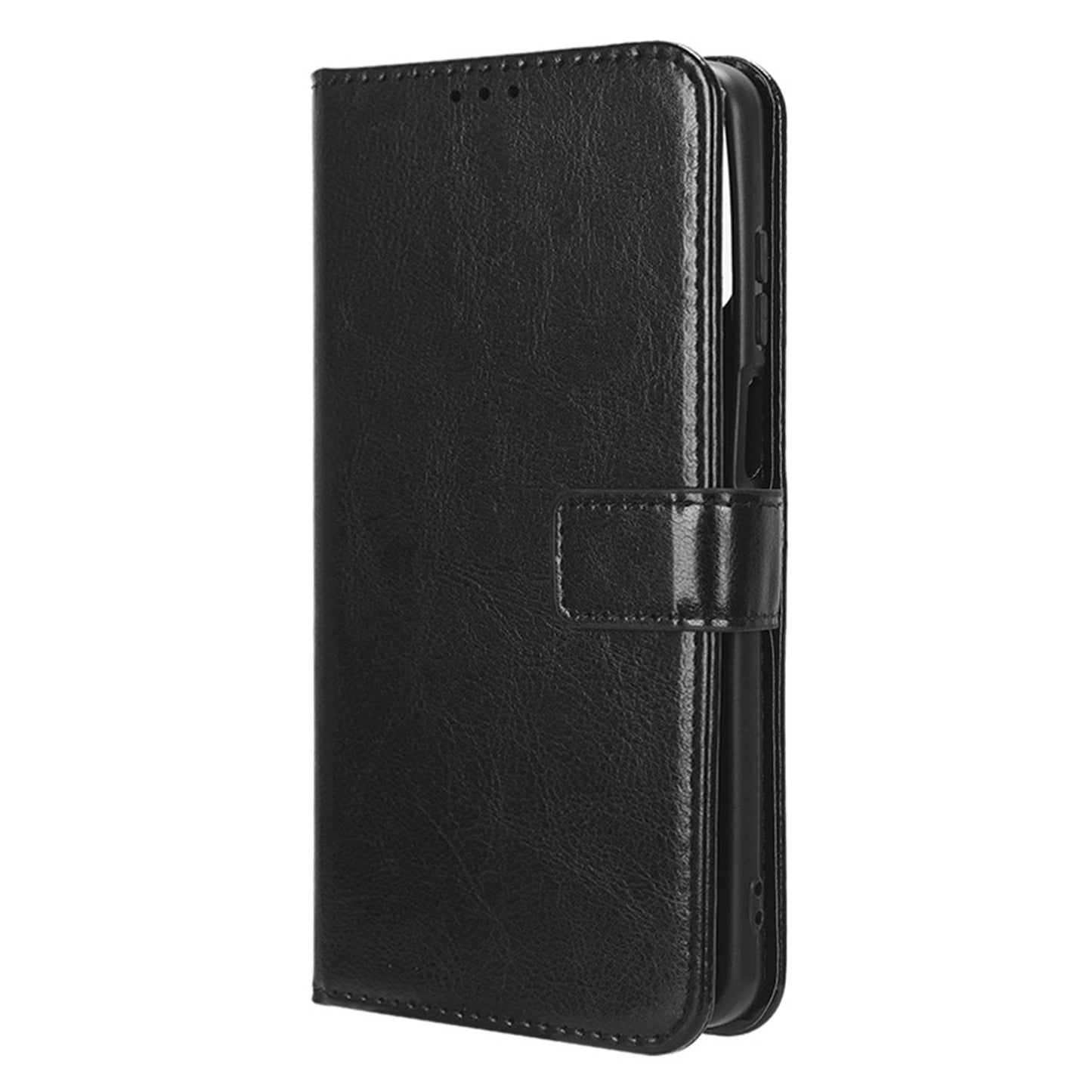 For Motorola Moto G Power 5G PU Leather Wallet Phone Case Crazy Horse Texture Stand Cover