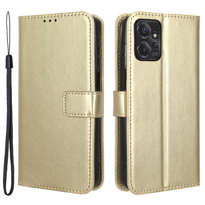 For Motorola Moto G Power 5G PU Leather Wallet Phone Case Crazy Horse Texture Stand Cover