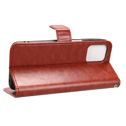 For Motorola Moto G Power 5G PU Leather Wallet Phone Case Crazy Horse Texture Stand Cover