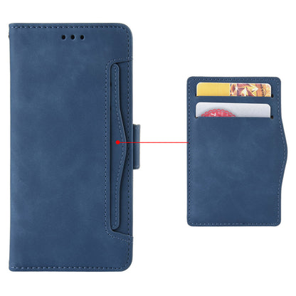 Multiple Card Slots Phone Case for Motorola Moto G Power 5G , PU Leather Stand Wallet Cover