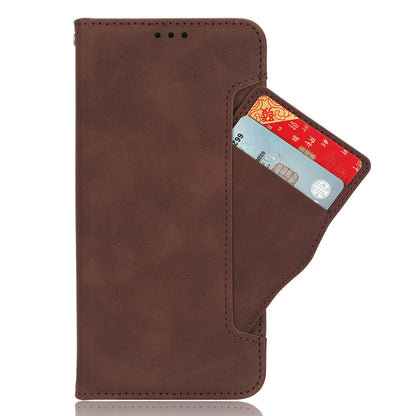 Multiple Card Slots Phone Case for Motorola Moto G Power 5G , PU Leather Stand Wallet Cover