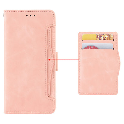 Multiple Card Slots Phone Case for Motorola Moto G Power 5G , PU Leather Stand Wallet Cover