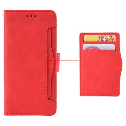 Multiple Card Slots Phone Case for Motorola Moto G Power 5G , PU Leather Stand Wallet Cover