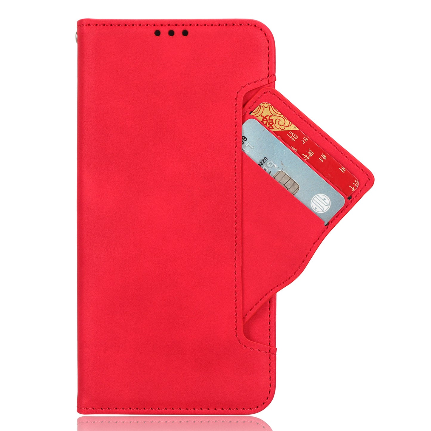 Multiple Card Slots Phone Case for Motorola Moto G Power 5G , PU Leather Stand Wallet Cover
