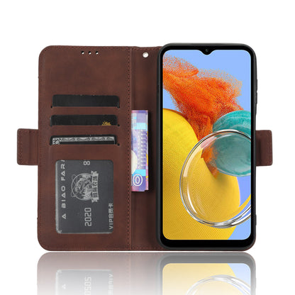 Wallet PU Leather Case for Samsung Galaxy M14 5G , Multiple Card Slots Phone Stand Cover
