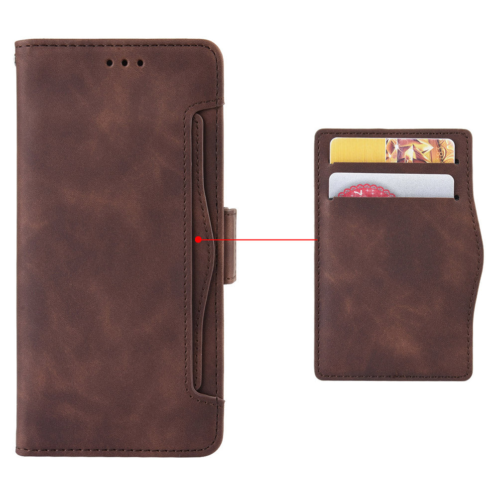 Wallet PU Leather Case for Samsung Galaxy M14 5G , Multiple Card Slots Phone Stand Cover