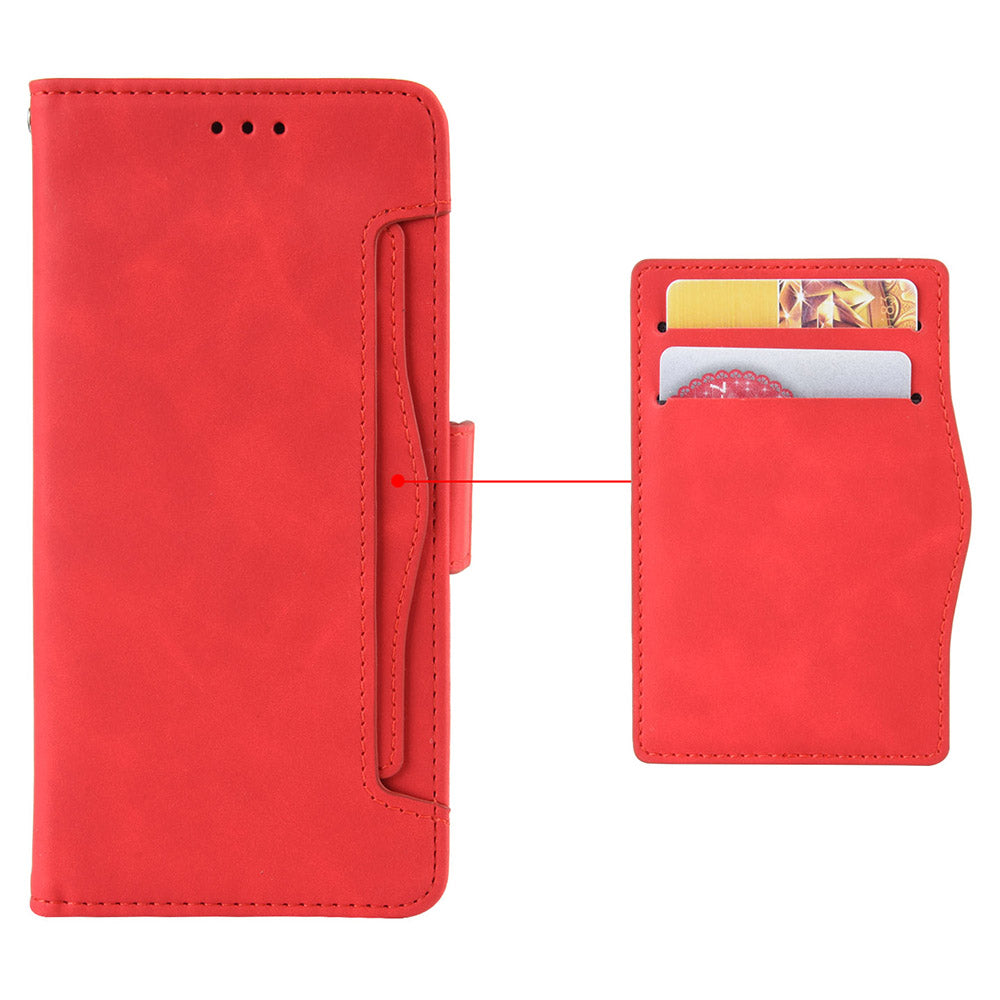 Wallet PU Leather Case for Samsung Galaxy M14 5G , Multiple Card Slots Phone Stand Cover