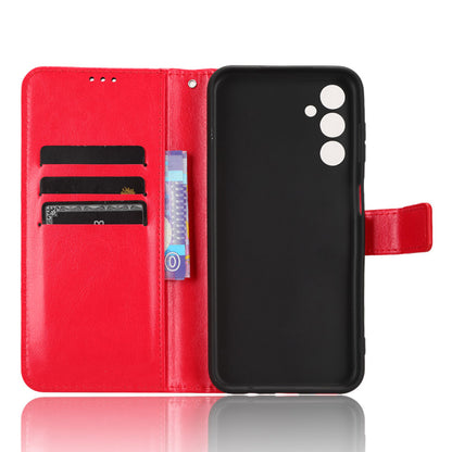 For Samsung Galaxy M14 5G Shockproof Leather Phone Case Wallet Crazy Horse Texture Phone Stand Cover