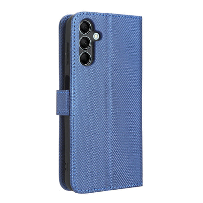 For Samsung Galaxy M14 5G Phone Leather Case Diamond Texture Stand Wallet Cell Phone Cover