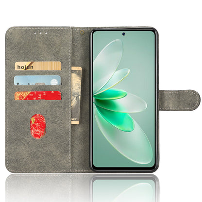 For vivo S16e 5G / V27e 4G PU Leather Phone Case Stand RFID Blocking Flip Wallet Cover with Strap