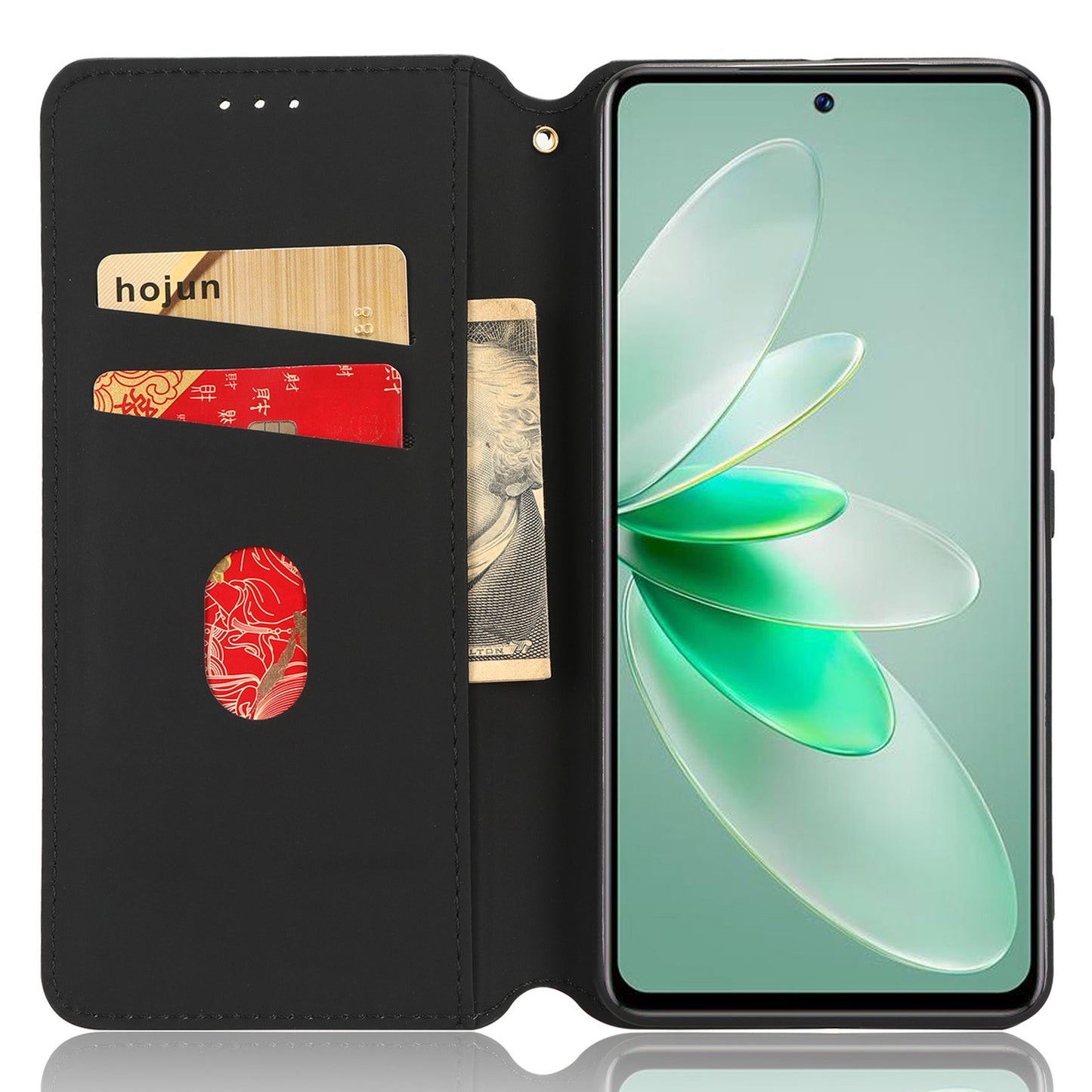 For vivo S16e 5G / V27e 4G PU Leather Phone Case Rhombus Pattern Imprinted Stand Wallet Flip Cover