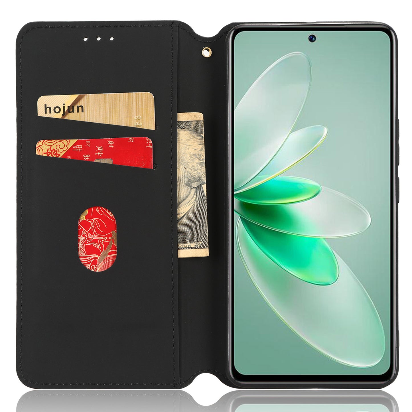 For vivo S16e 5G / V27e 4G PU Leather Phone Case Rhombus Pattern Imprinted Stand Wallet Flip Cover