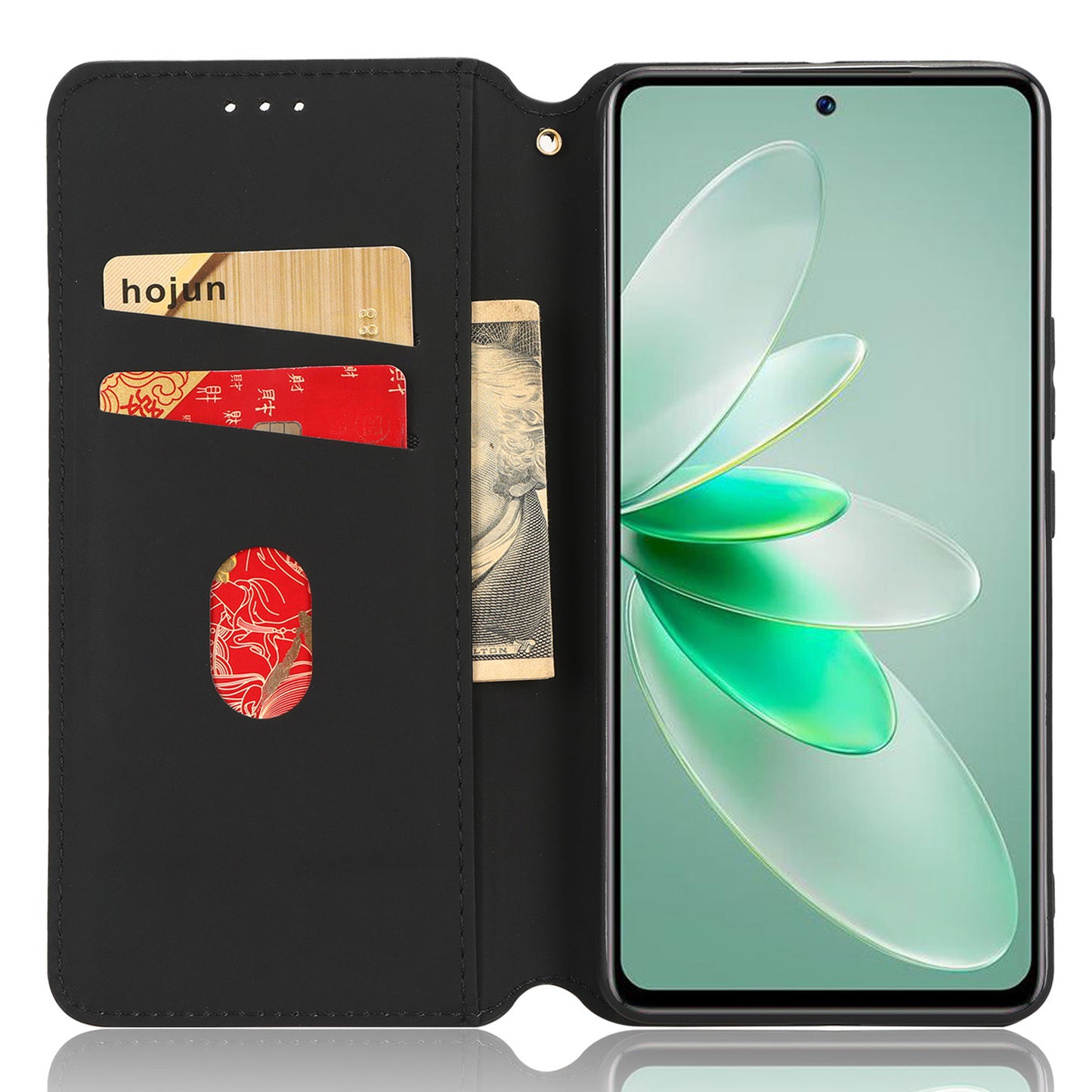 For vivo S16e 5G / V27e 4G PU Leather Phone Case Rhombus Pattern Imprinted Stand Wallet Flip Cover