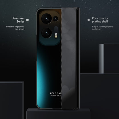 Hard PC Phone Case for Oppo Find N2 5G Shockproof Phone Shell with Screen Protector