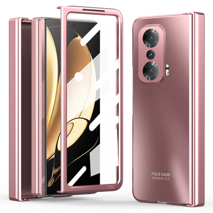 Fall-proof Phone Case for Honor Magic V Hard PC Protective Phone Shell Cover with Screen Film