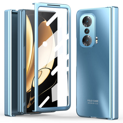 Fall-proof Phone Case for Honor Magic V Hard PC Protective Phone Shell Cover with Screen Film