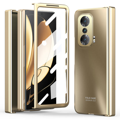 Fall-proof Phone Case for Honor Magic V Hard PC Protective Phone Shell Cover with Screen Film