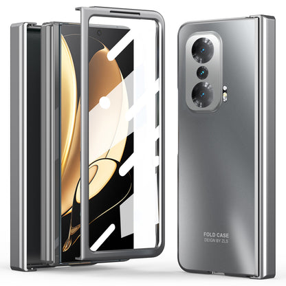 Fall-proof Phone Case for Honor Magic V Hard PC Protective Phone Shell Cover with Screen Film