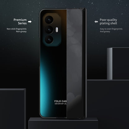 Phone Case for Xiaomi Mi Mix Fold Hard PC Protective Phone Shell Anti-Drop Cover with Screen Film