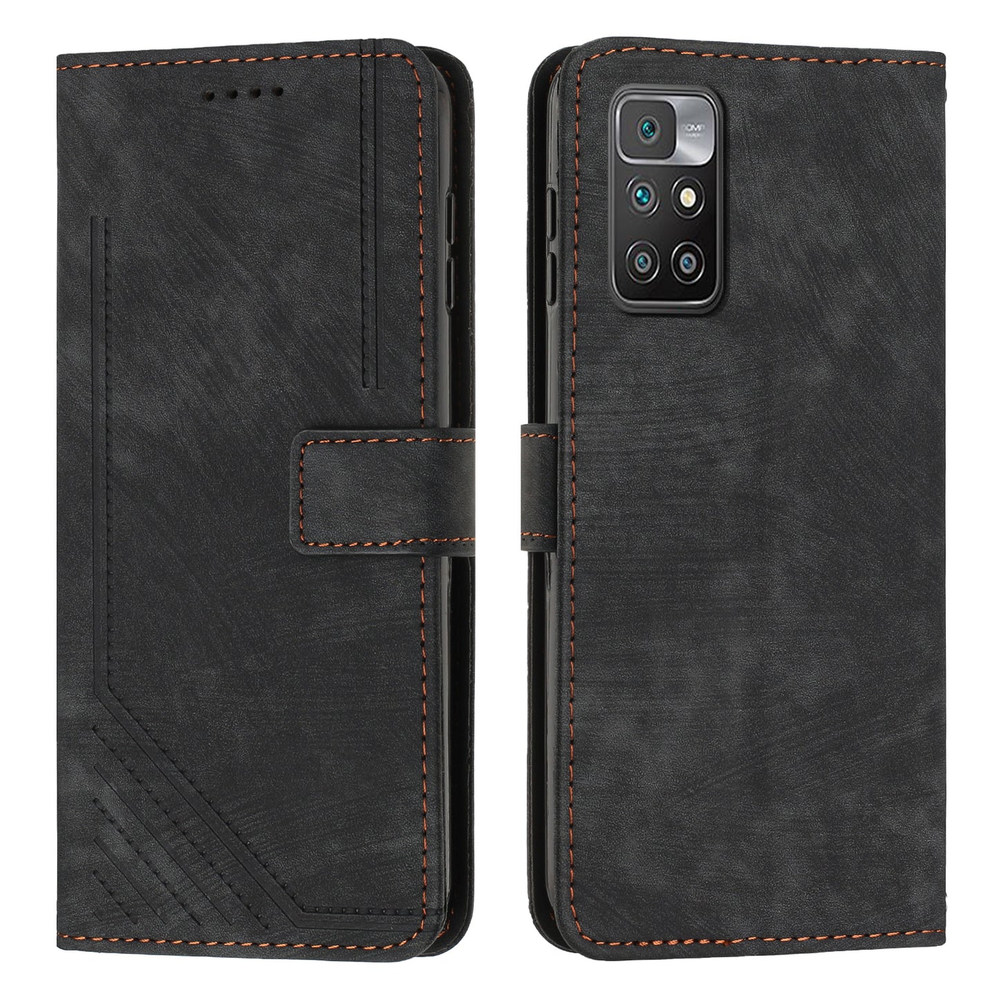 For Xiaomi Redmi Note 11 4G (MediaTek) / Redmi 10 2022 4G / Redmi 10 4G (2021) / Redmi 10 Prime Phone Leather Case Wallet Stand Cover