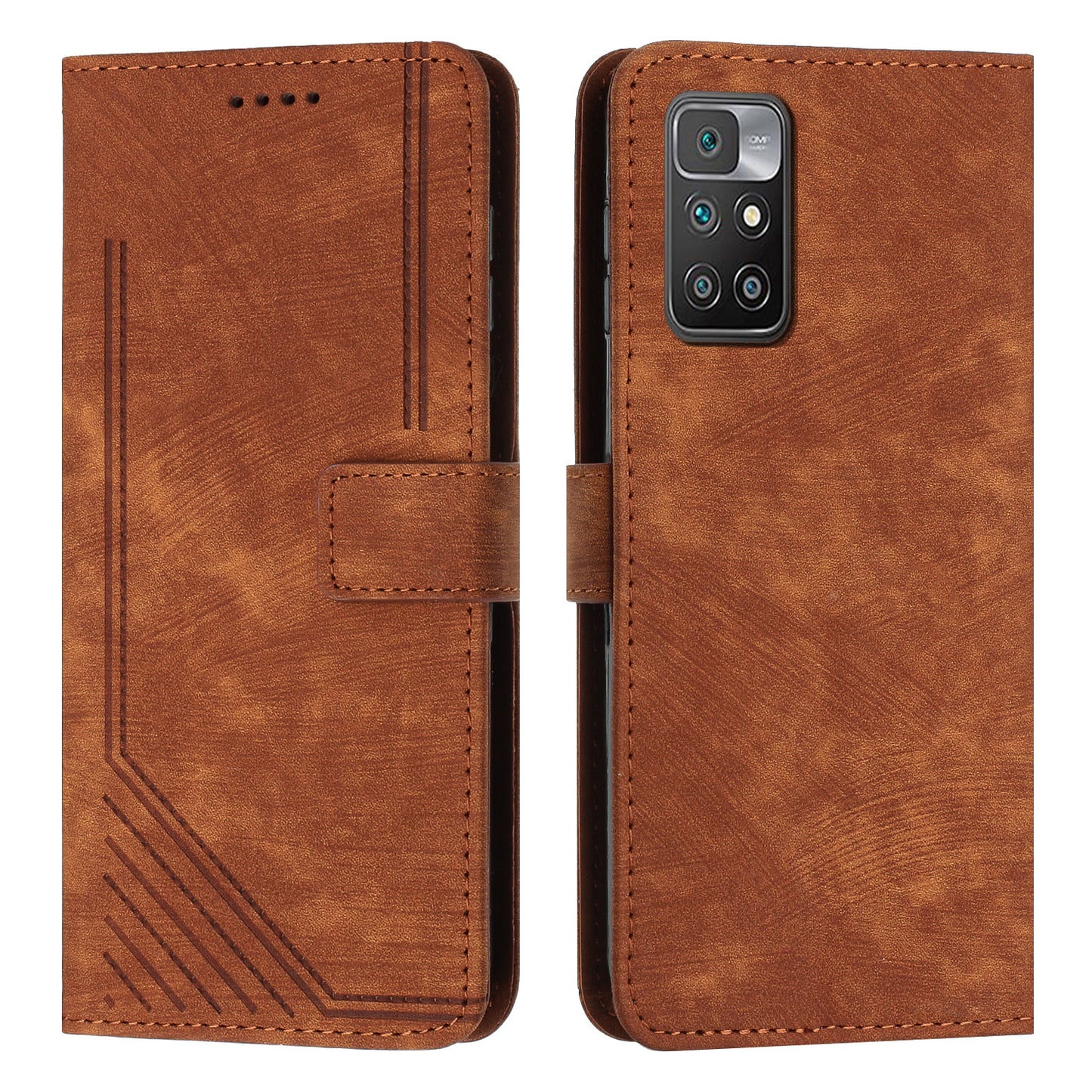 For Xiaomi Redmi Note 11 4G (MediaTek) / Redmi 10 2022 4G / Redmi 10 4G (2021) / Redmi 10 Prime Phone Leather Case Wallet Stand Cover