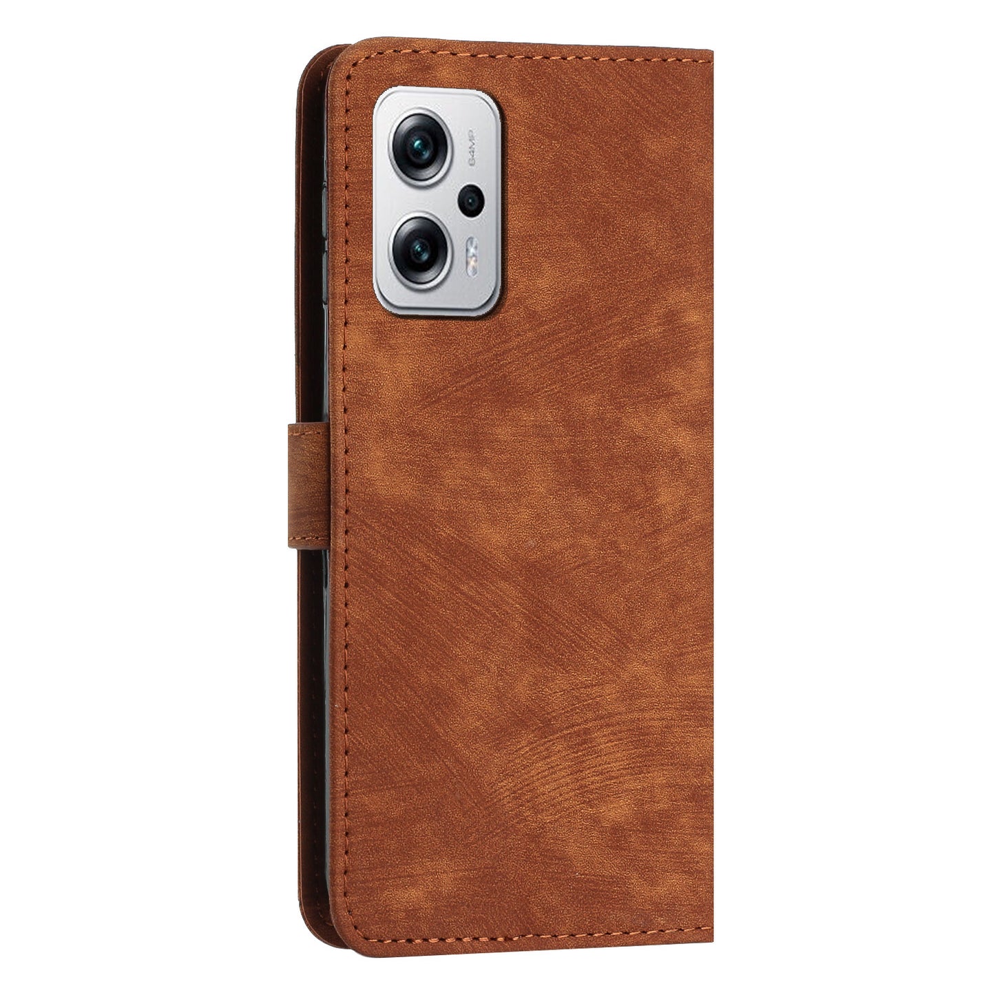 Phone Case for Xiaomi Redmi Note 11T Pro 5G / Note 11T Pro+ 5G / Note 12T Pro 5G / Poco X4 GT 5G / Redmi K50i 5G Lines Imprint Wallet Stand Leather Cover