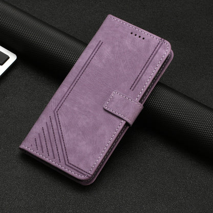 Phone Case for Xiaomi Redmi Note 11T Pro 5G / Note 11T Pro+ 5G / Note 12T Pro 5G / Poco X4 GT 5G / Redmi K50i 5G Lines Imprint Wallet Stand Leather Cover