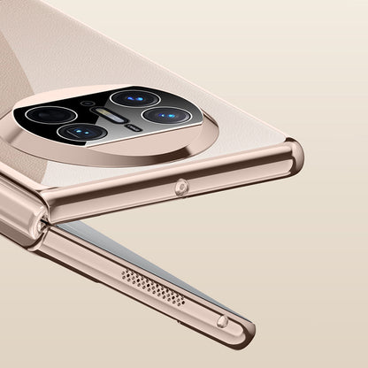 Shockproof Phone Cover for Huawei Mate X3 5G PC Phone Case Electroplating Phone Shell with Kickstand