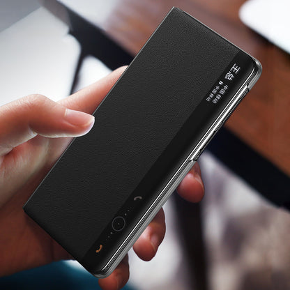 Phone Cover for Huawei Mate X3 5G Protective Case PU Leather PC Phone Shell with Kickstand