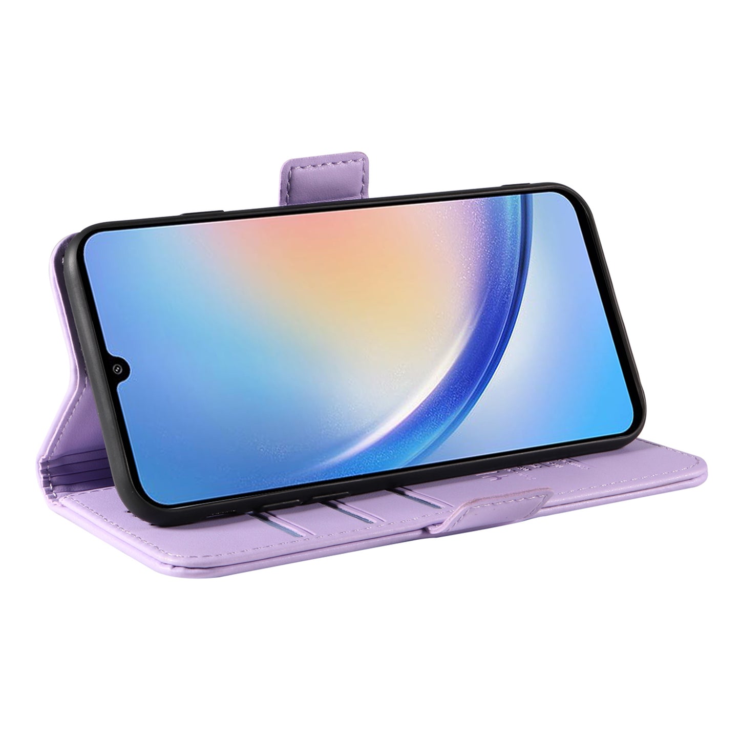 YIKATU YK-003 PU Leather Flip Cover for Samsung Galaxy A34 5G Phone Case with Wallet