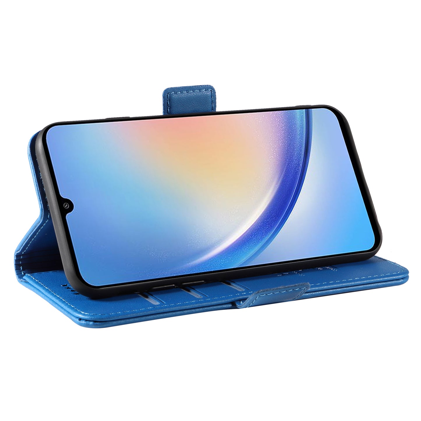 YIKATU YK-003 PU Leather Flip Cover for Samsung Galaxy A34 5G Phone Case with Wallet