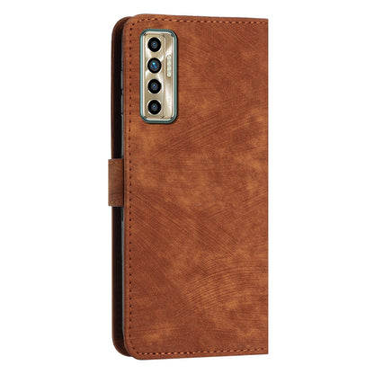 For Tecno Camon 17P / 17 Pro Anti-Scratch PU Leather Wallet Phone Case Skin-touch Flip Stand Mobile Phone Cover
