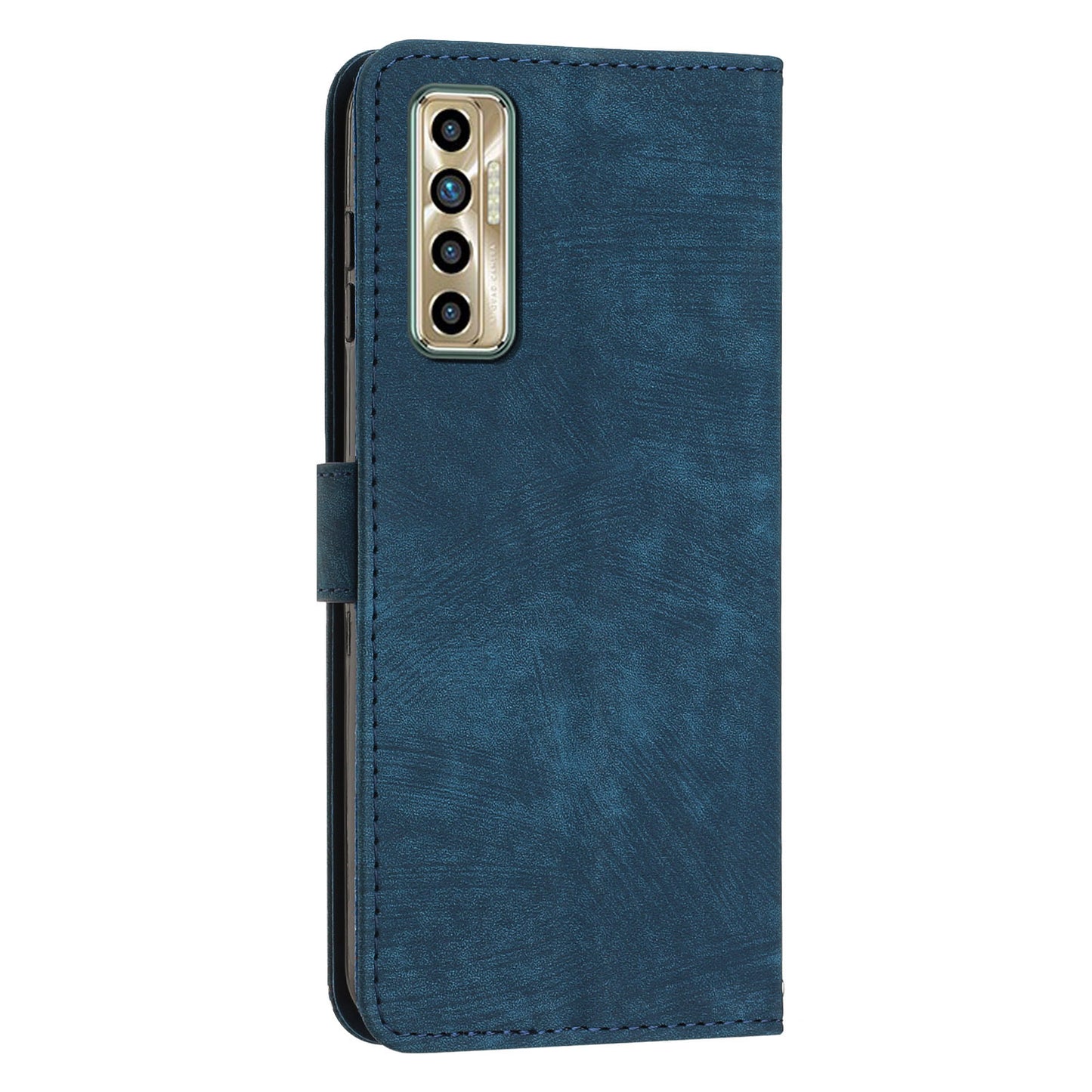 For Tecno Camon 17P / 17 Pro Anti-Scratch PU Leather Wallet Phone Case Skin-touch Flip Stand Mobile Phone Cover