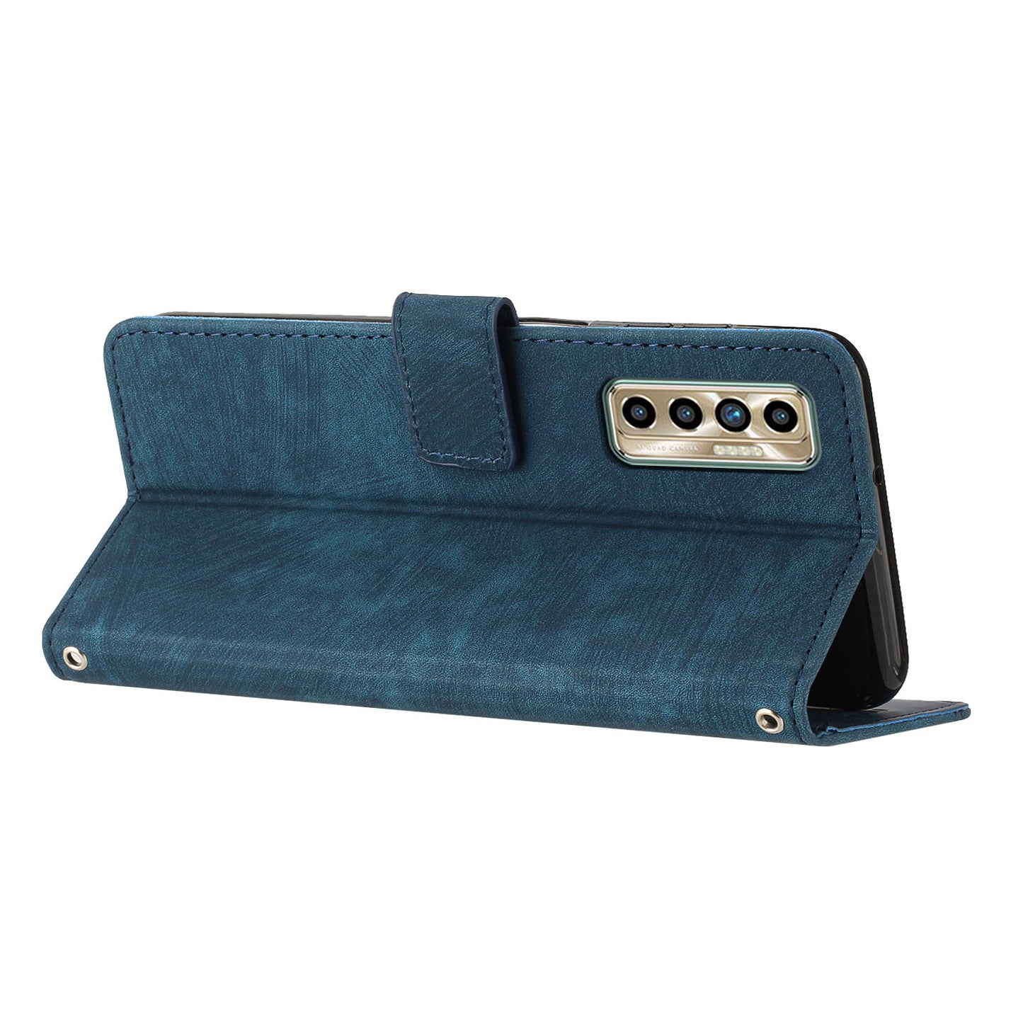 For Tecno Camon 17P / 17 Pro Anti-Scratch PU Leather Wallet Phone Case Skin-touch Flip Stand Mobile Phone Cover