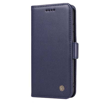 YIKATU YK-003 For iPhone 14 PU Leather Magnetic Flip Case Wallet Stand Protective Cover