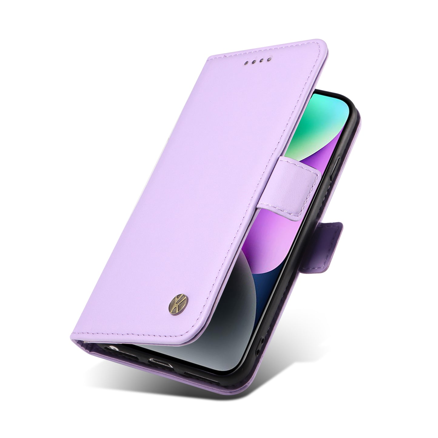 YIKATU YK-003 For iPhone 14 PU Leather Magnetic Flip Case Wallet Stand Protective Cover