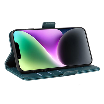 YIKATU YK-003 For iPhone 14 PU Leather Magnetic Flip Case Wallet Stand Protective Cover