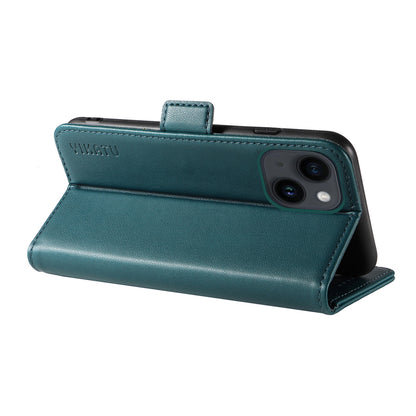 YIKATU YK-003 For iPhone 14 PU Leather Magnetic Flip Case Wallet Stand Protective Cover