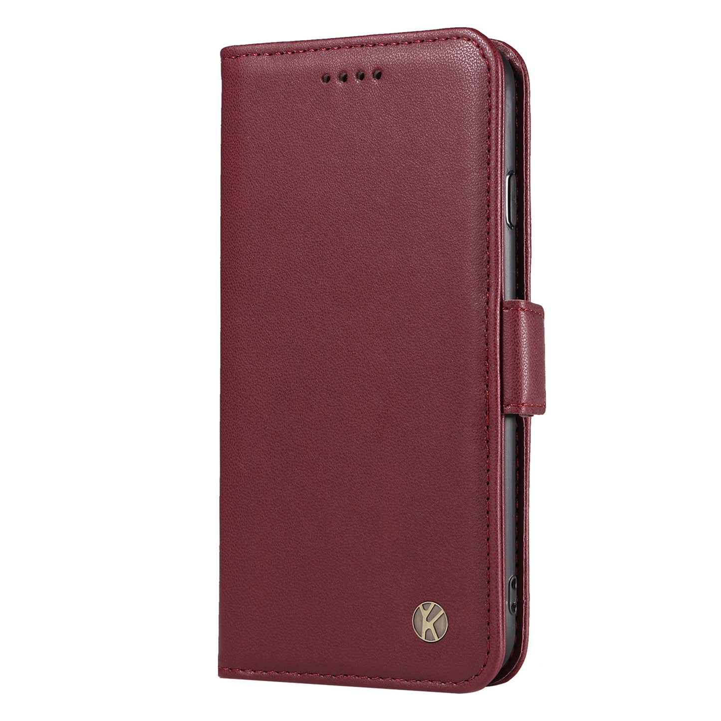YIKATU YK-003 For iPhone 14 PU Leather Magnetic Flip Case Wallet Stand Protective Cover