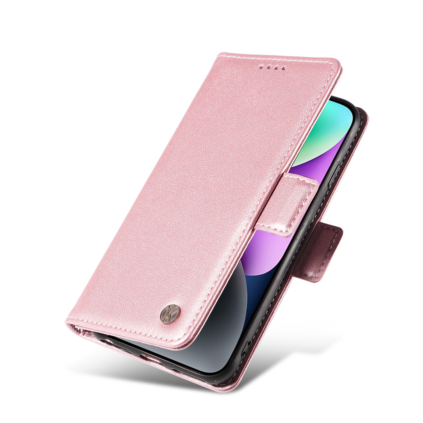 YIKATU YK-003 For iPhone 14 PU Leather Magnetic Flip Case Wallet Stand Protective Cover