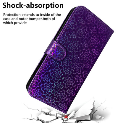 For Xiaomi 13 Lite / Civi 2 5G PU Leather Wallet Phone Case Dazzling Flower Pattern Flip Stand Shockproof Shell