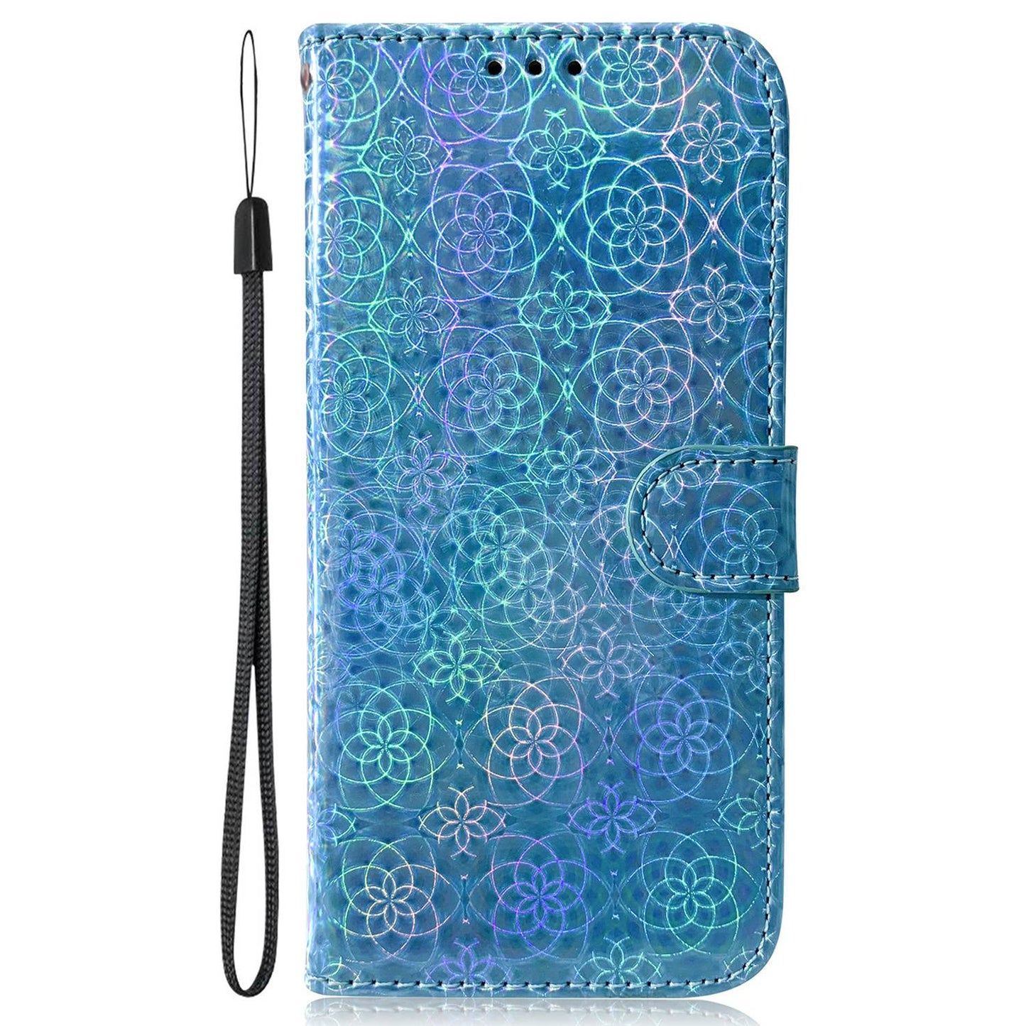 For Xiaomi 13 Lite / Civi 2 5G PU Leather Wallet Phone Case Dazzling Flower Pattern Flip Stand Shockproof Shell