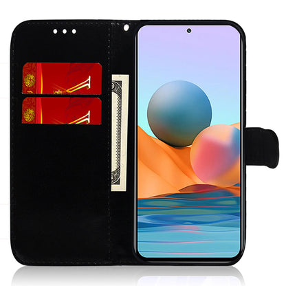 For Xiaomi 13 Lite / Civi 2 5G Mirror-Like Surface Leather Wallet Stand Cover Anti-drop Phone Case with Strap