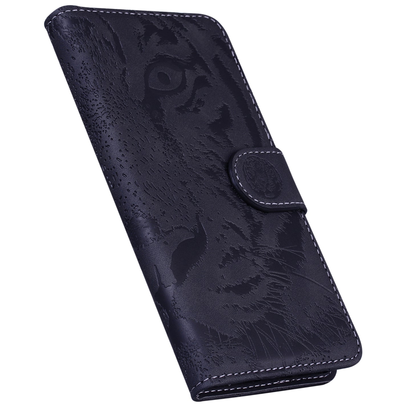 Wallet Stand Case for Xiaomi 13 Lite / Civi 2 5G PU Leather Tiger Imprinted Shockproof Phone Cover