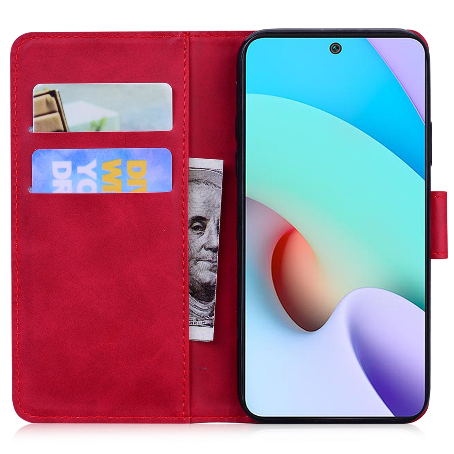 Wallet Stand Case for Xiaomi 13 Lite / Civi 2 5G PU Leather Tiger Imprinted Shockproof Phone Cover