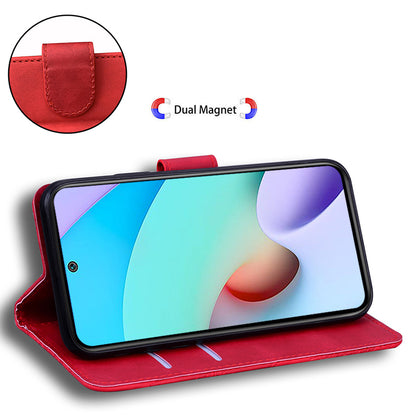 Wallet Stand Case for Xiaomi 13 Lite / Civi 2 5G PU Leather Tiger Imprinted Shockproof Phone Cover