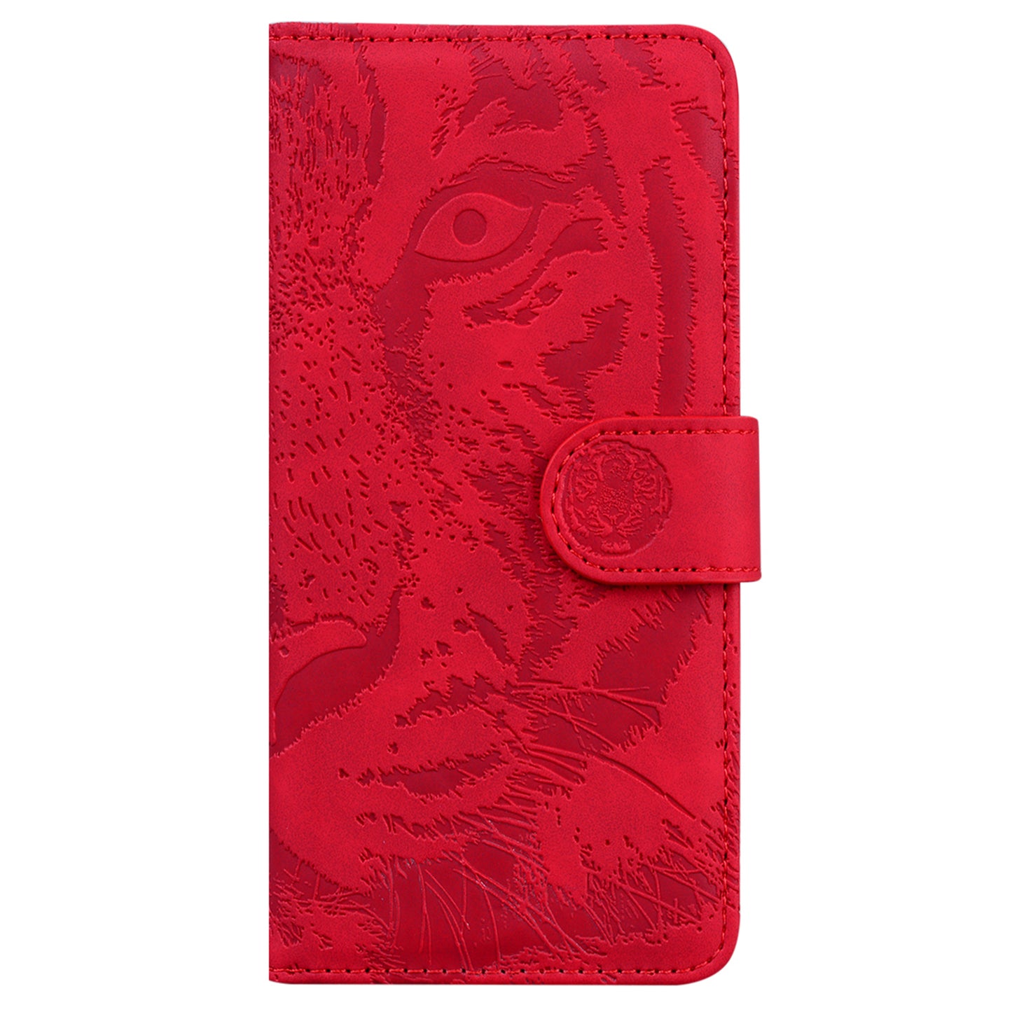 Wallet Stand Case for Xiaomi 13 Lite / Civi 2 5G PU Leather Tiger Imprinted Shockproof Phone Cover