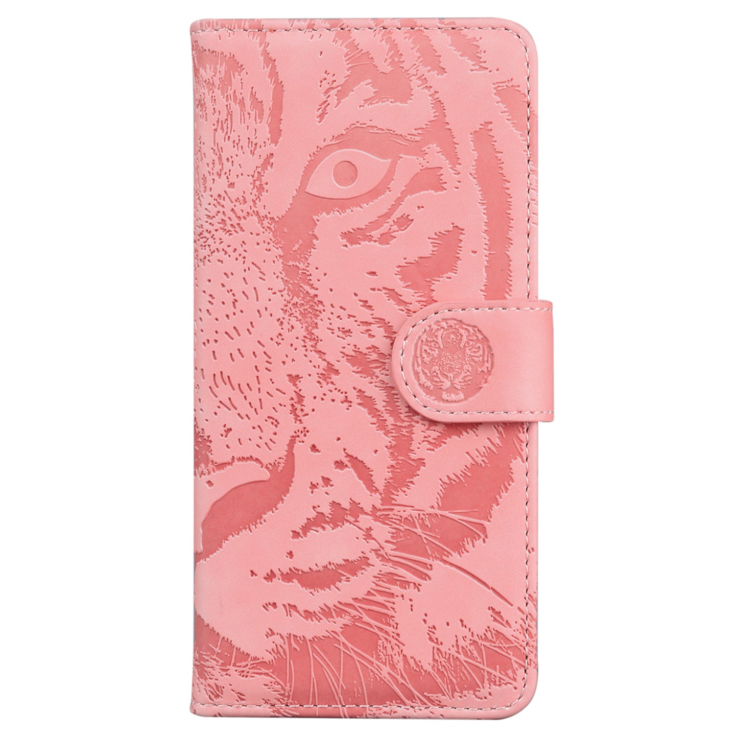 Wallet Stand Case for Xiaomi 13 Lite / Civi 2 5G PU Leather Tiger Imprinted Shockproof Phone Cover